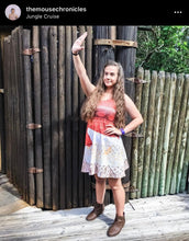 Moana Inspired Sleeveless Dress