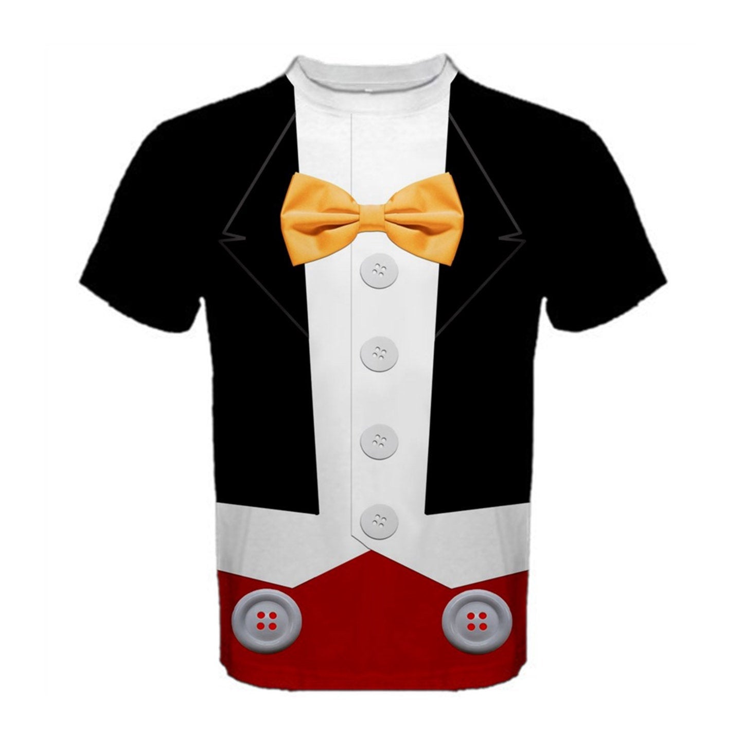 Men&#39;s Tuxedo Mickey Inspired ATHLETIC Shirt
