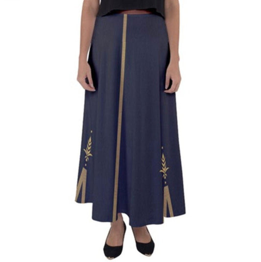 Anna Frozen 2 Inspired Flared Maxi Skirt