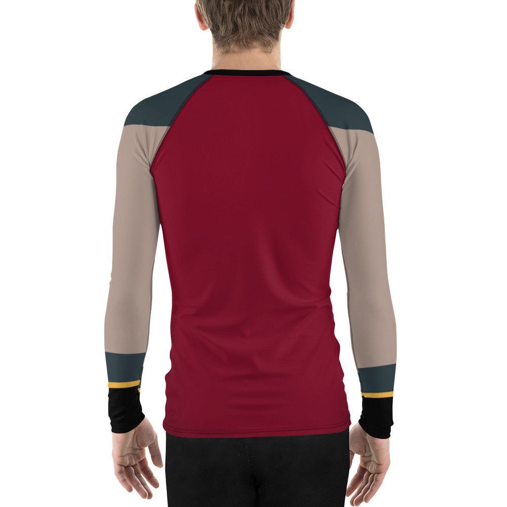 Men&#39;s Shang Mulan Inspired Athletic Long Sleeve Shirt