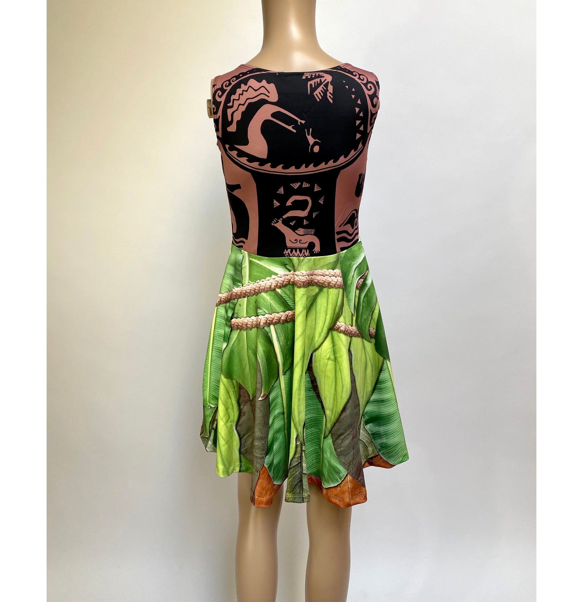 Maui Moana Inspired Skater Dress