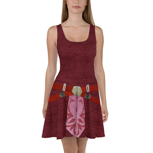 Ahsoka Tano Star Wars Inspired Skater Dress