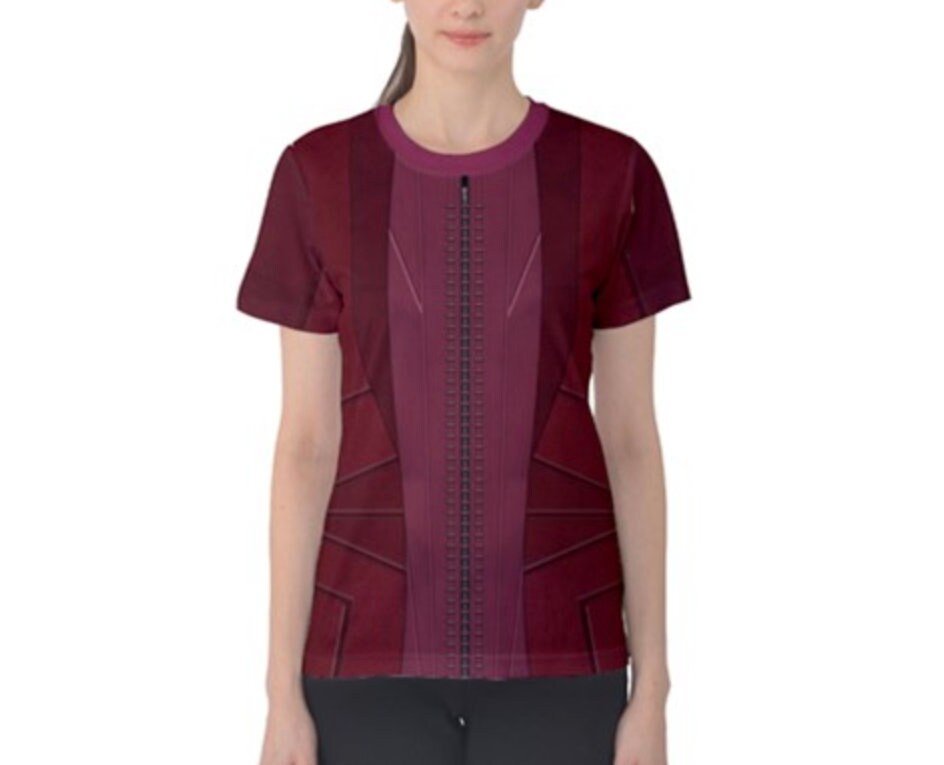 RUSH ORDER: Women's Wanda Scarlet Witch Inspired ATHLETIC Shirt