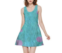 Sully / Mike Monsters Inc Inspired REVERSIBLE Sleeveless Dress