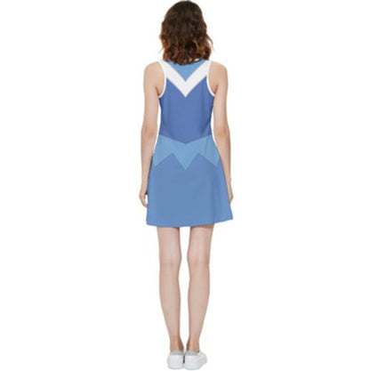 Aurora Blue / Pink Sleeping Beauty Inspired REVERSIBLE Sleeveless Dress