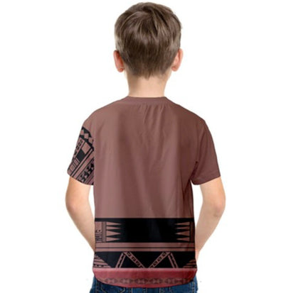 Kid&#39;s Chief Tui Moana Inspired Shirt