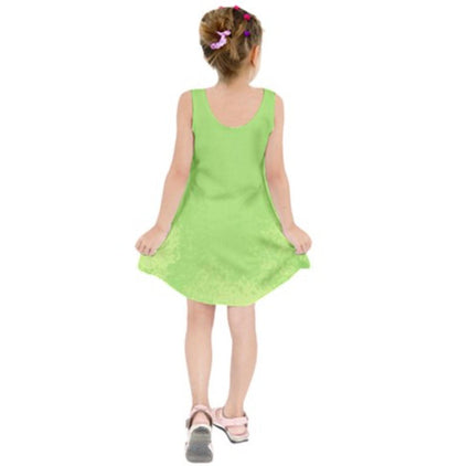 Kid&#39;s Mike Wazowski Monsters Inc. Inspired Sleeveless Dress