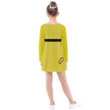 Kid's Dopey Snow White and the Seven Dwarfs Inspired Long Sleeve Dress