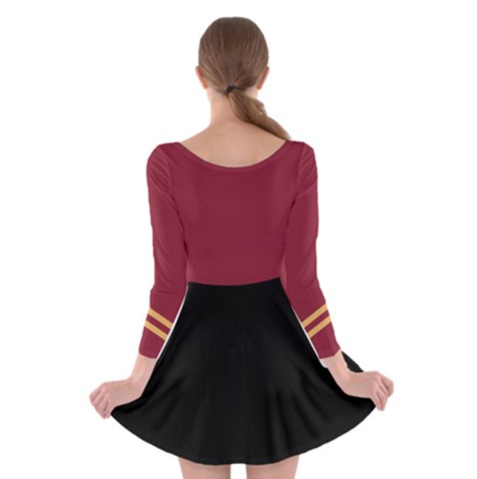 Shops maroon skater dress