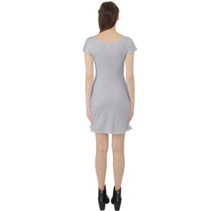 Yzma Lab Coat Emperor's New Groove Inspired Short Sleeve Skater Dress