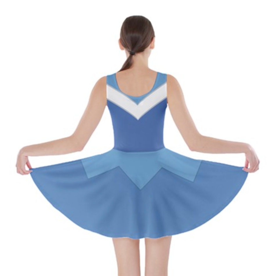 RUSH ORDER: Blue Aurora Sleeping Beauty Inspired Skater Dress