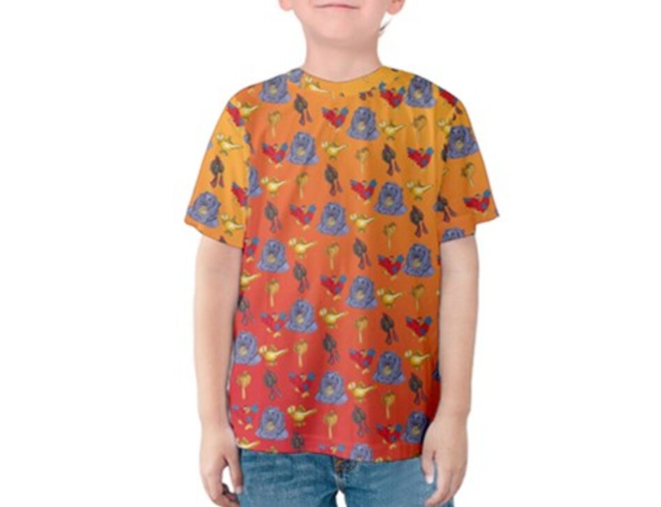 Kid's All-Over Jafar Aladdin Inspired Shirt