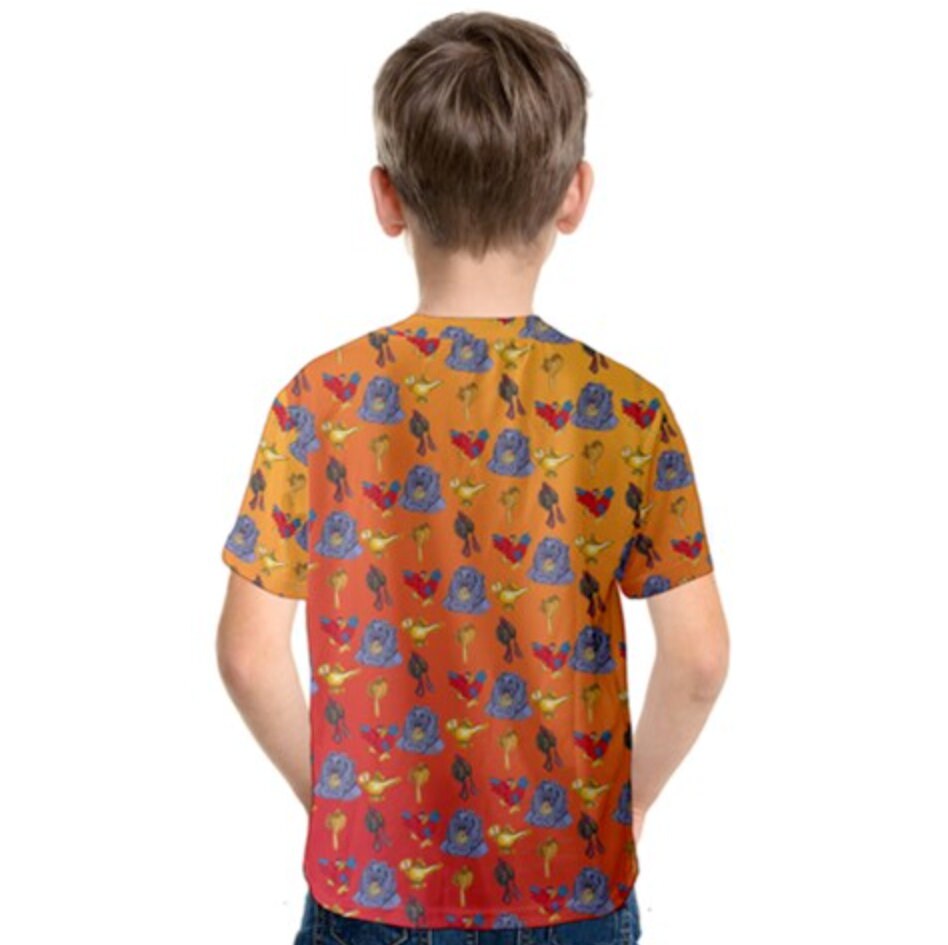 Kid's All-Over Jafar Aladdin Inspired Shirt