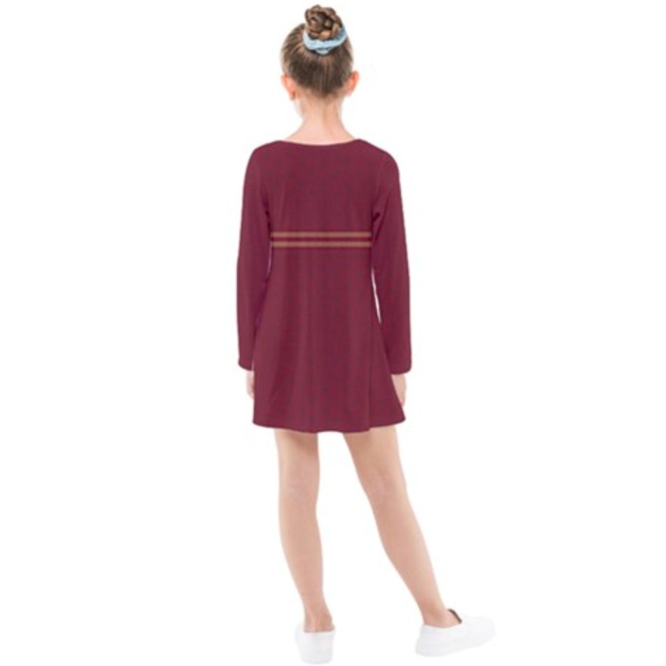 Kid's Mother Gothel Tangled Inspired Long Sleeve Dress