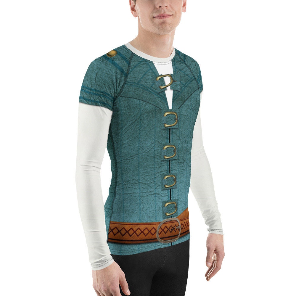 Men's Flynn Rider Inspired ATHLETIC Long Sleeve Shirt