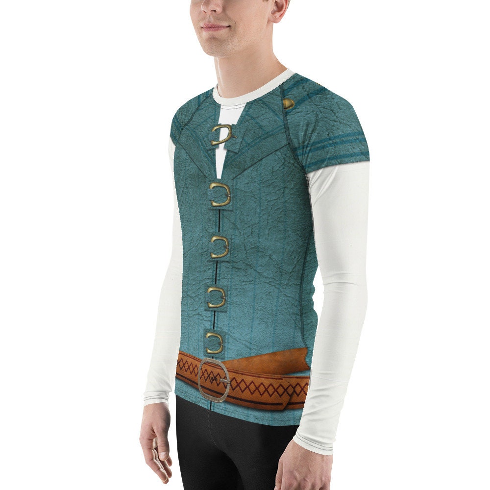 Men's Flynn Rider Inspired ATHLETIC Long Sleeve Shirt