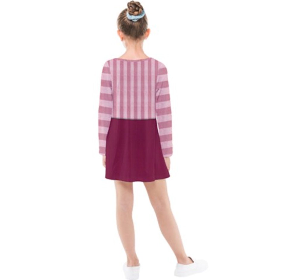 Kid's Edith Despicable Me Inspired Long Sleeve Dress