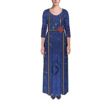 Evie Descendants  Inspired Quarter Sleeve Maxi Dress