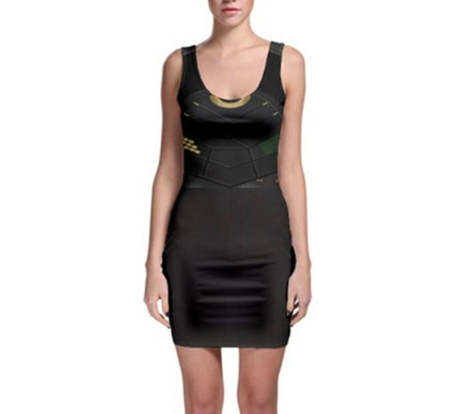 Sylvie Loki Inspired Tank Bodycon Dress