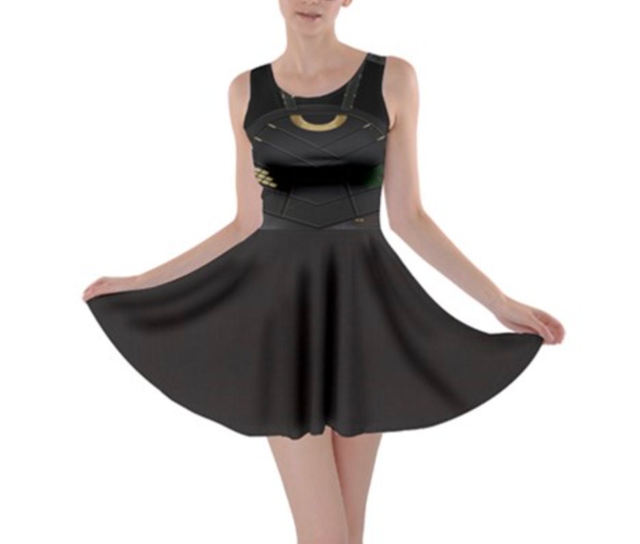 Sylvie Loki Inspired Skater Dress