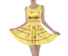 RUSH ORDER: Mad Tea Party Yellow Teacup Inspired Skater Dress