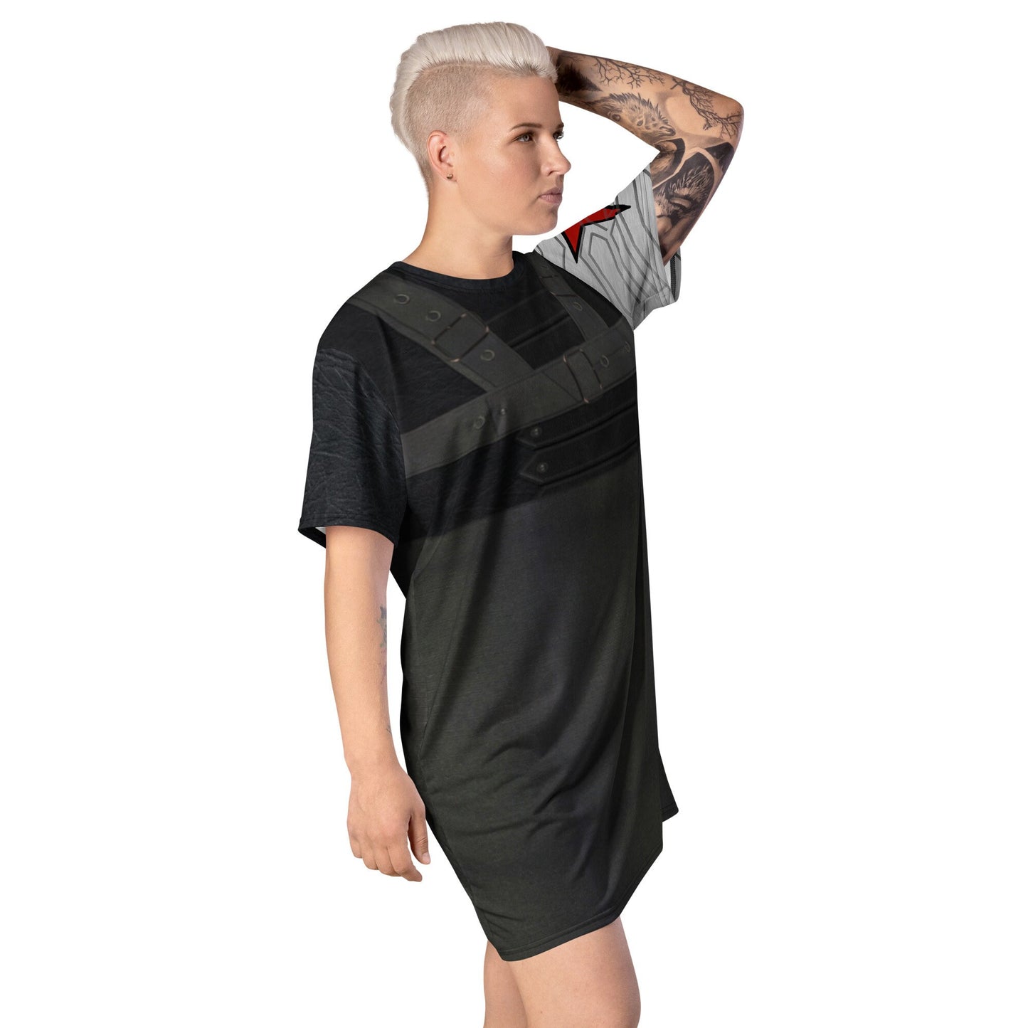 Bucky Winter Soldier Inspired T-shirt dress