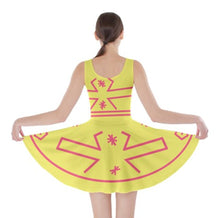 RUSH ORDER: Mad Tea Party Yellow Teacup Inspired Skater Dress