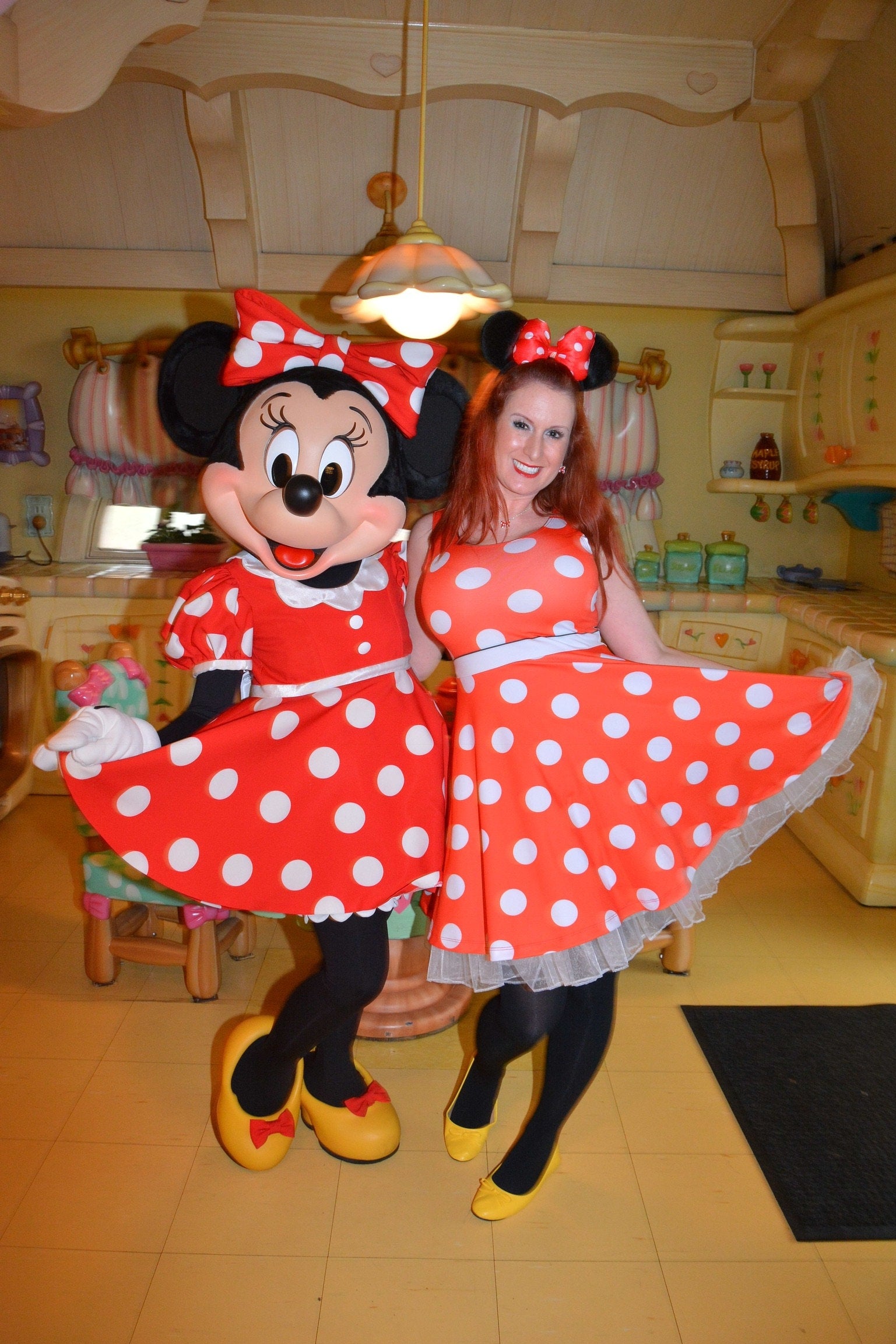 RUSH ORDER: Minnie Inspired Skater Dress