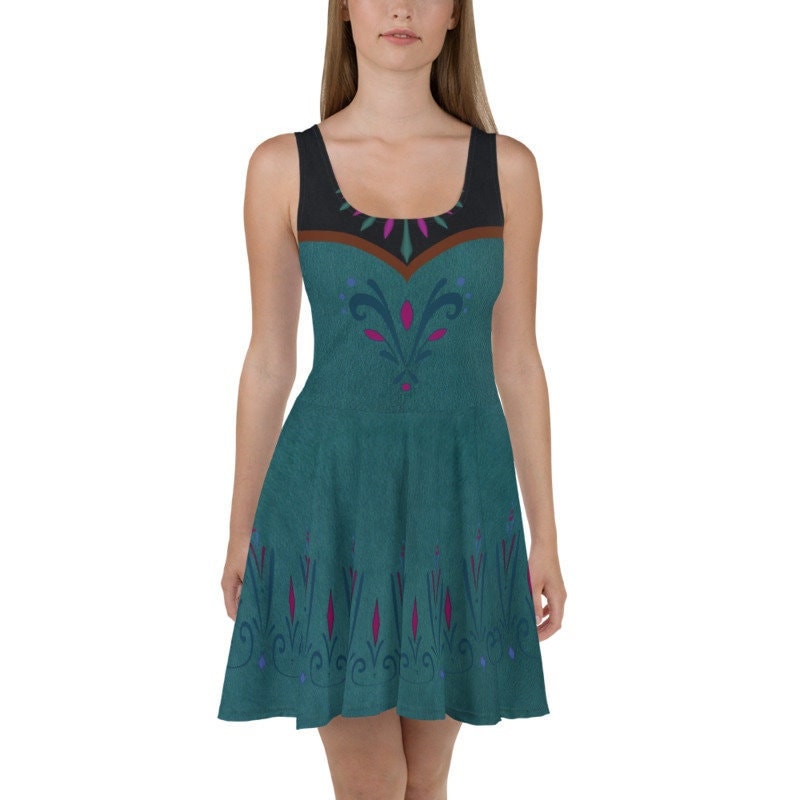 Elsa Coronation Frozen Inspired Skater Dress