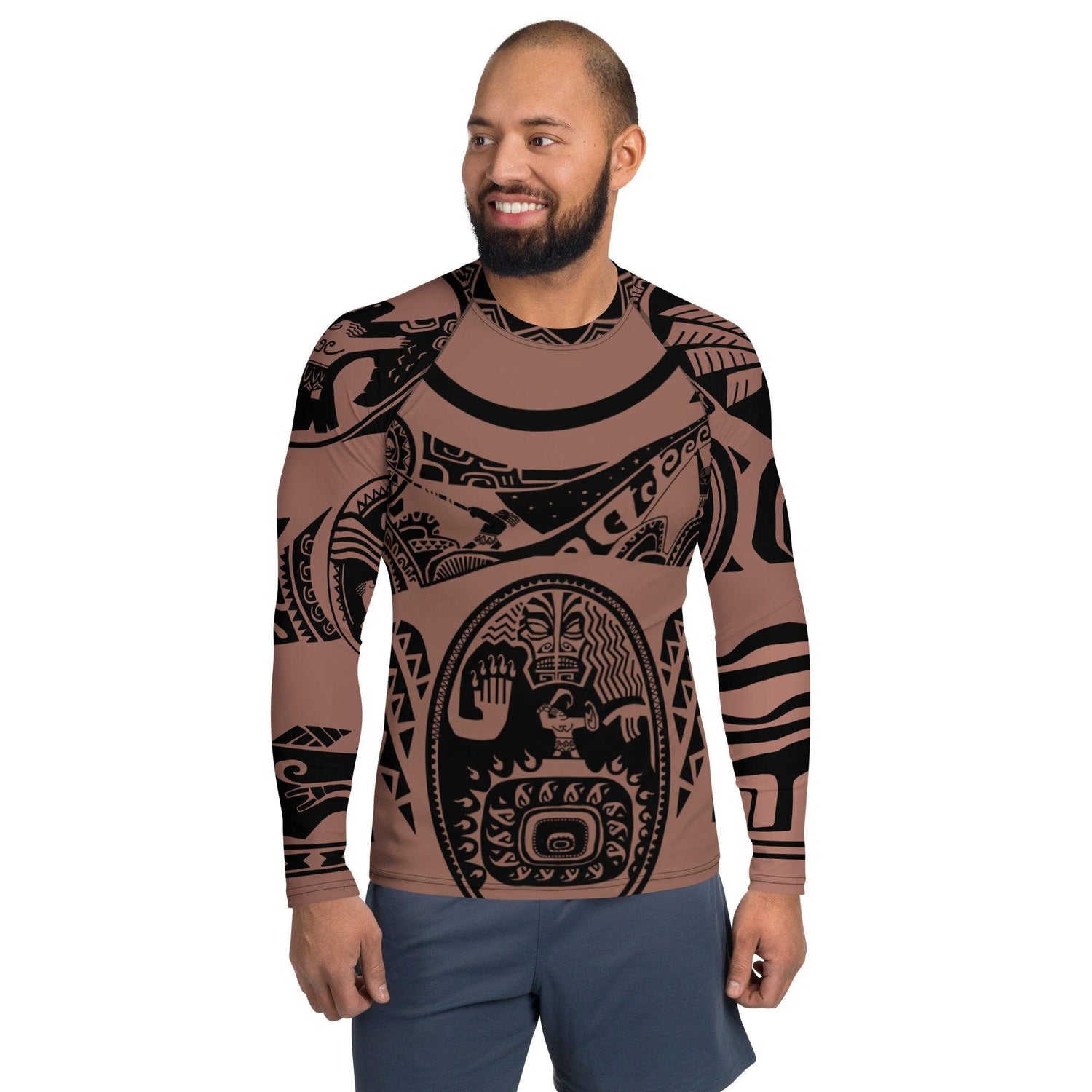 Men's Maui (No Necklace) Moana Inspired ATHLETIC Long Sleeve Shirt