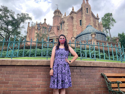 RUSH ORDER: Haunted Mansion Inspired Skater Dress