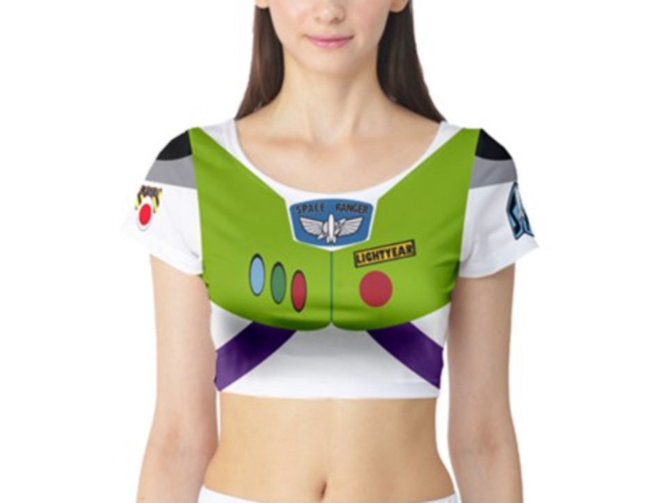 Buzz Lightyear Toy Story Inspired Crop Top