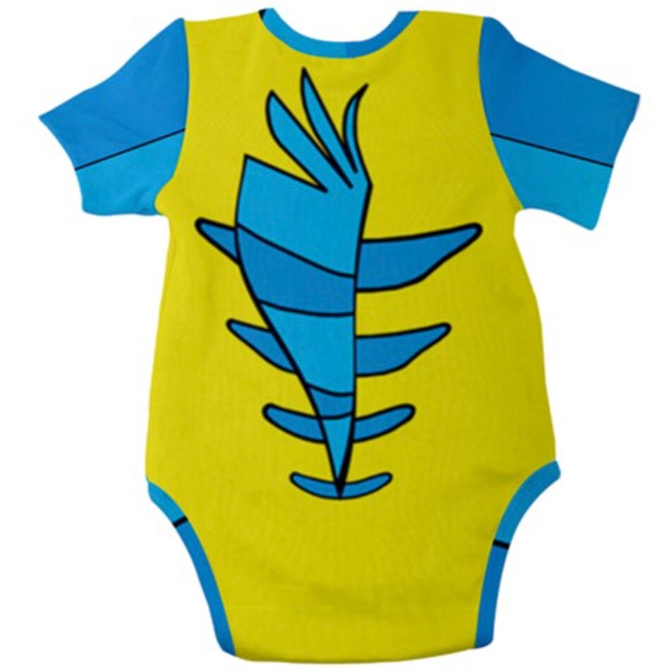 Flounder The Little Mermaid Inspired Baby Bodysuit
