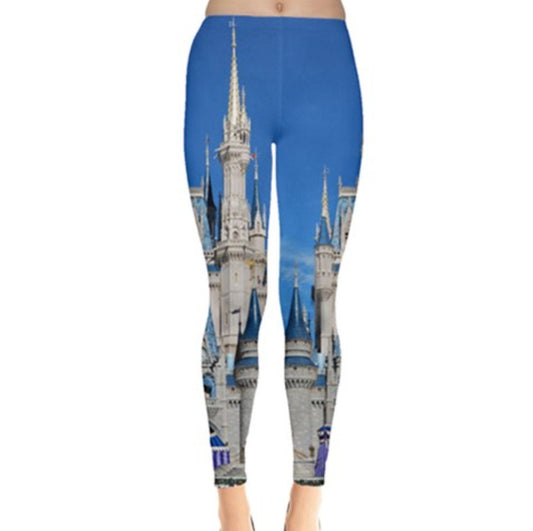 Cinderella Castle Castle Inspired Leggings