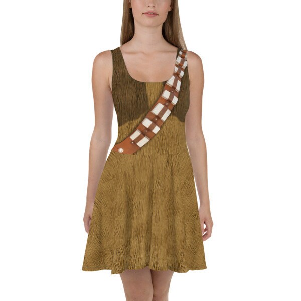 Chewbacca Star Wars Inspired Skater Dress