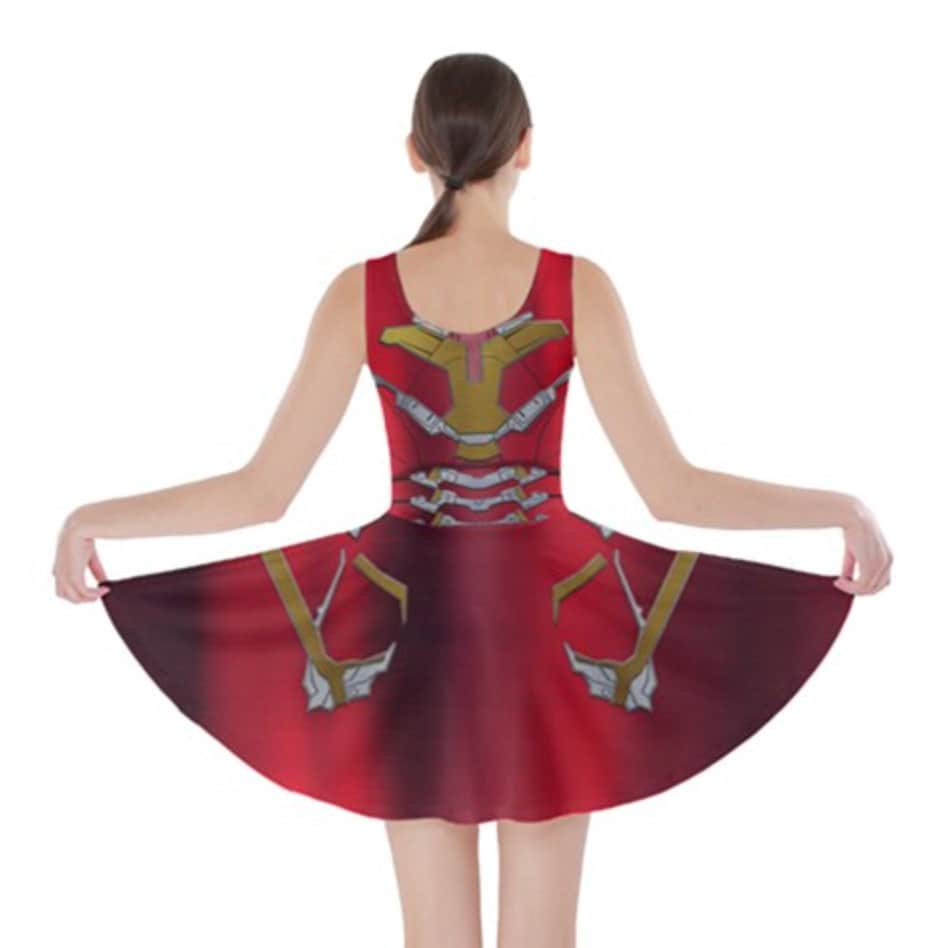 Iron Man Inspired Skater Dress