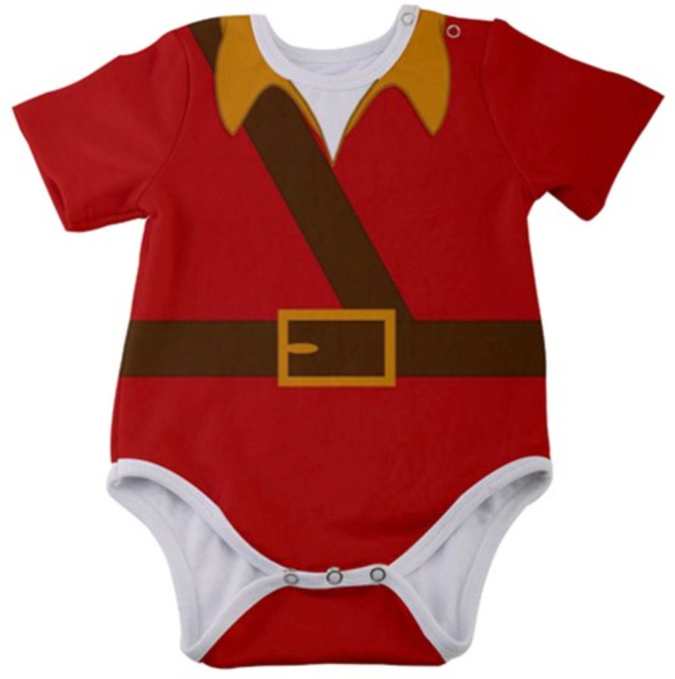 Gaston Beauty and the Beast Inspired Baby Bodysuit