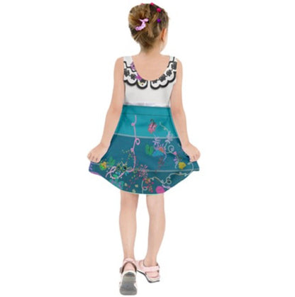 Kid's Mirabel Encanto Inspired Sleeveless Dress