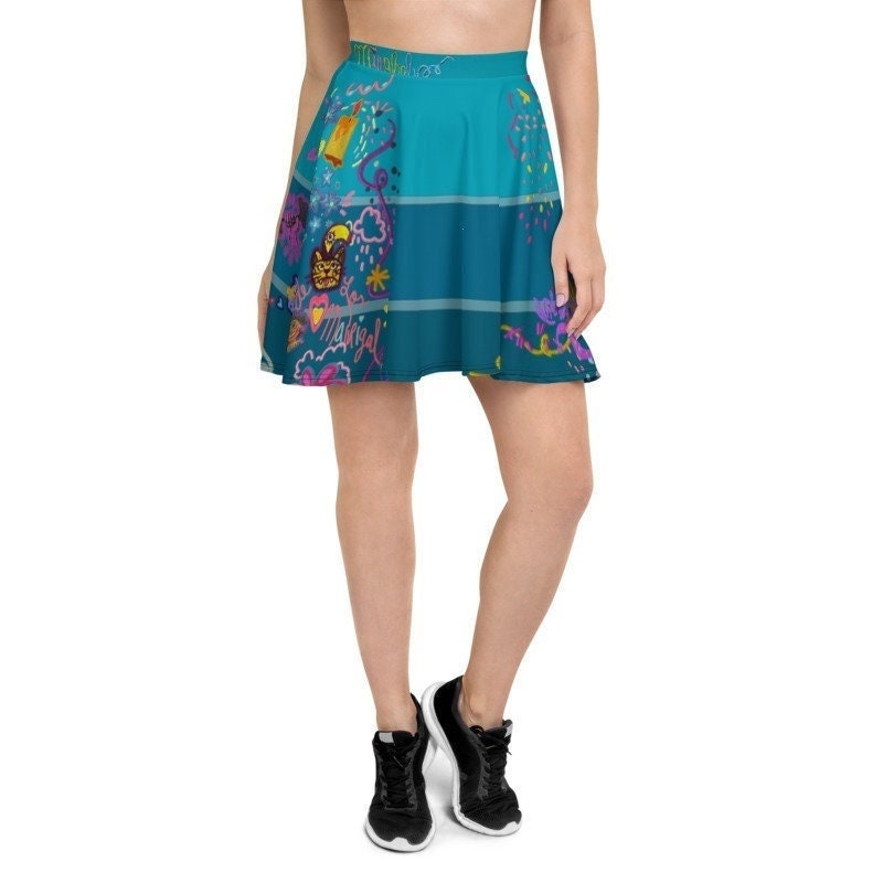Mirabel Encanto Inspired High Waisted Skirt