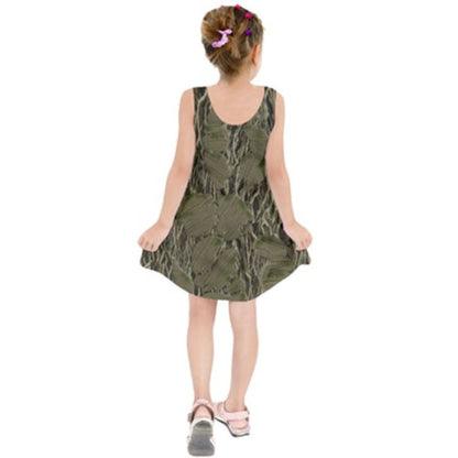 Kid's Groot Guardians of the Galaxy Inspired Sleeveless Dress