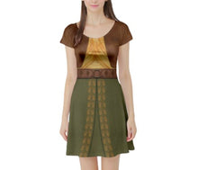 Raya and the Last Dragon Inspired Short Sleeve Skater Dress
