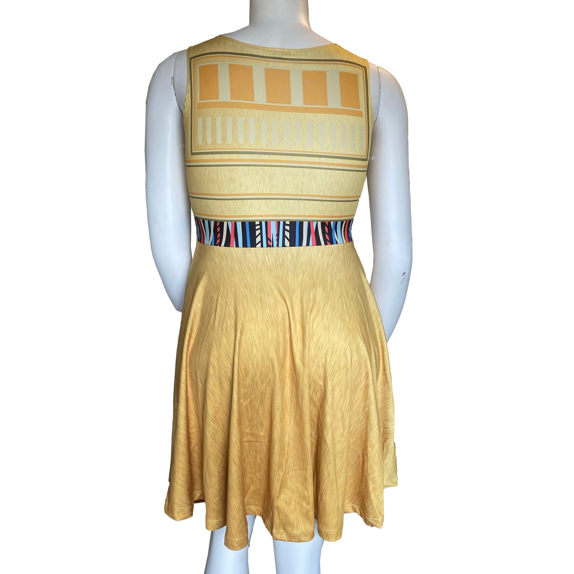 RUSH ORDER: C3PO Star Wars Inspired Skater Dress