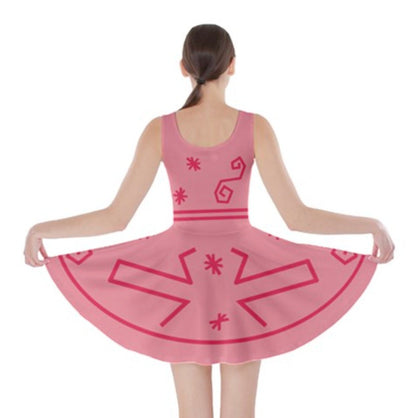 Mad Tea Party Pink Teacup Inspired Skater Dress
