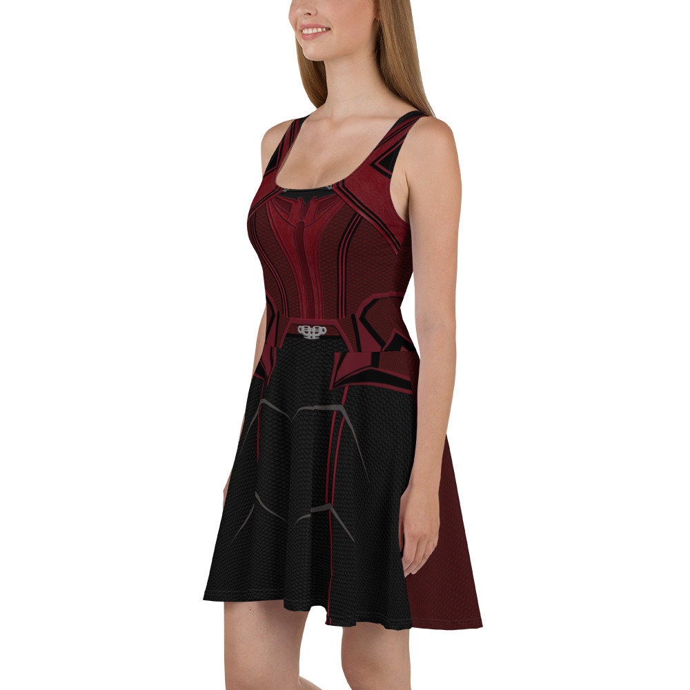 Scarlet Witch Inspired Skater Dress