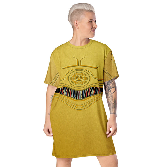 C3PO Inspired T-shirt dress