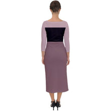 Briar Rose Sleeping Beauty Inspired Quarter Sleeve Bodycon Midi Dress