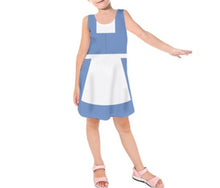 Kid's Town Belle Beauty and the Beast Inspired Sleeveless Dress