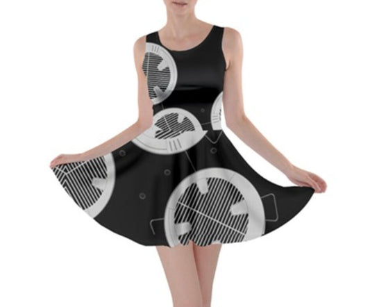 BB-9E Star Wars Inspired Skater Dress