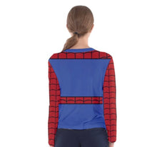 Women's Spider-Man Inspired Long Sleeve Shirt