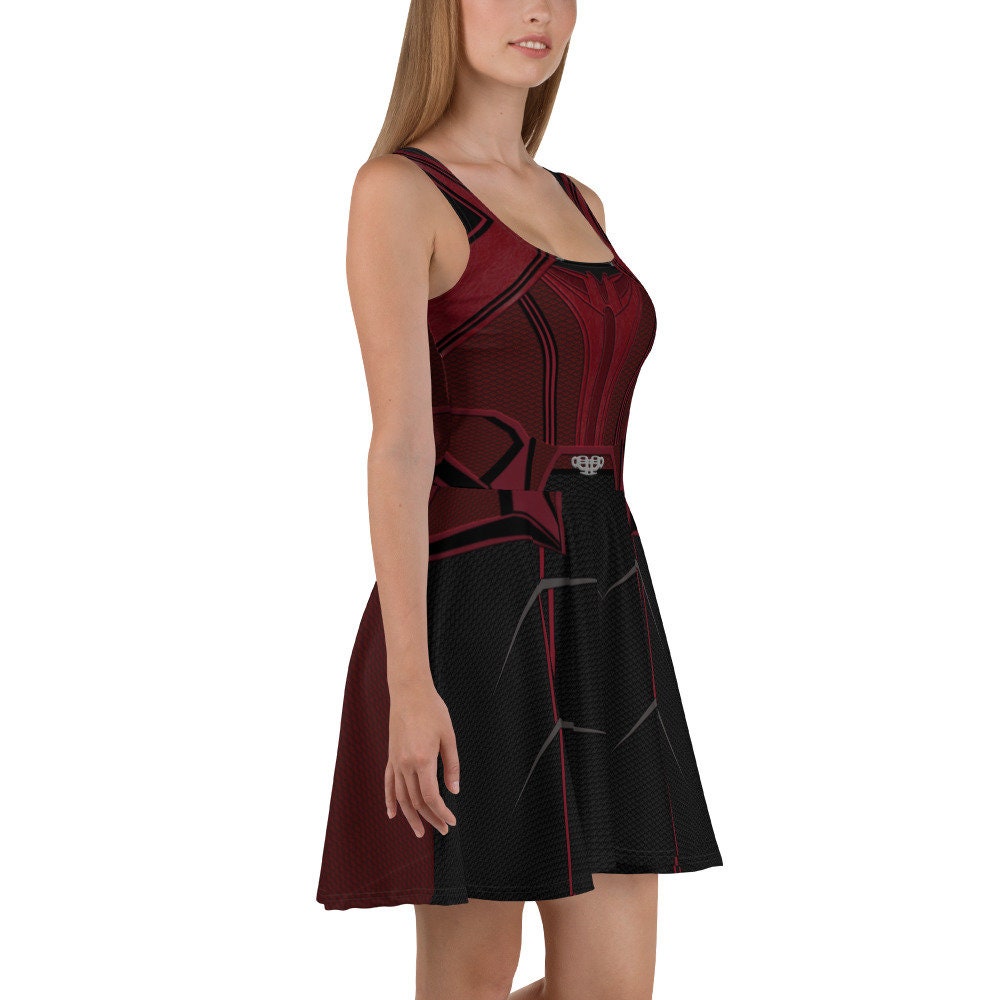 Scarlet Witch Inspired Skater Dress
